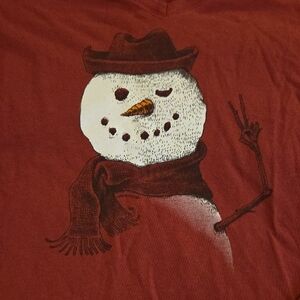 Life Is Good Snowman Long Sleeve Tee